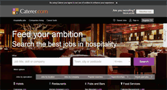 Desktop Screenshot of caterer.com