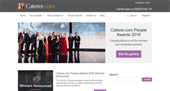 Desktop Screenshot of blog.caterer.com